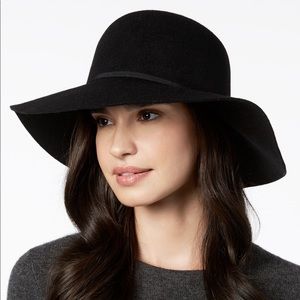Floppy wide brim felt hat